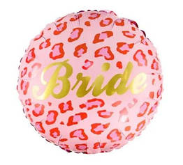 ФОЛЬГОВАНА КУЛЬКА КОЛО "BRIDE", PARTY DECO 14"(35 СМ)