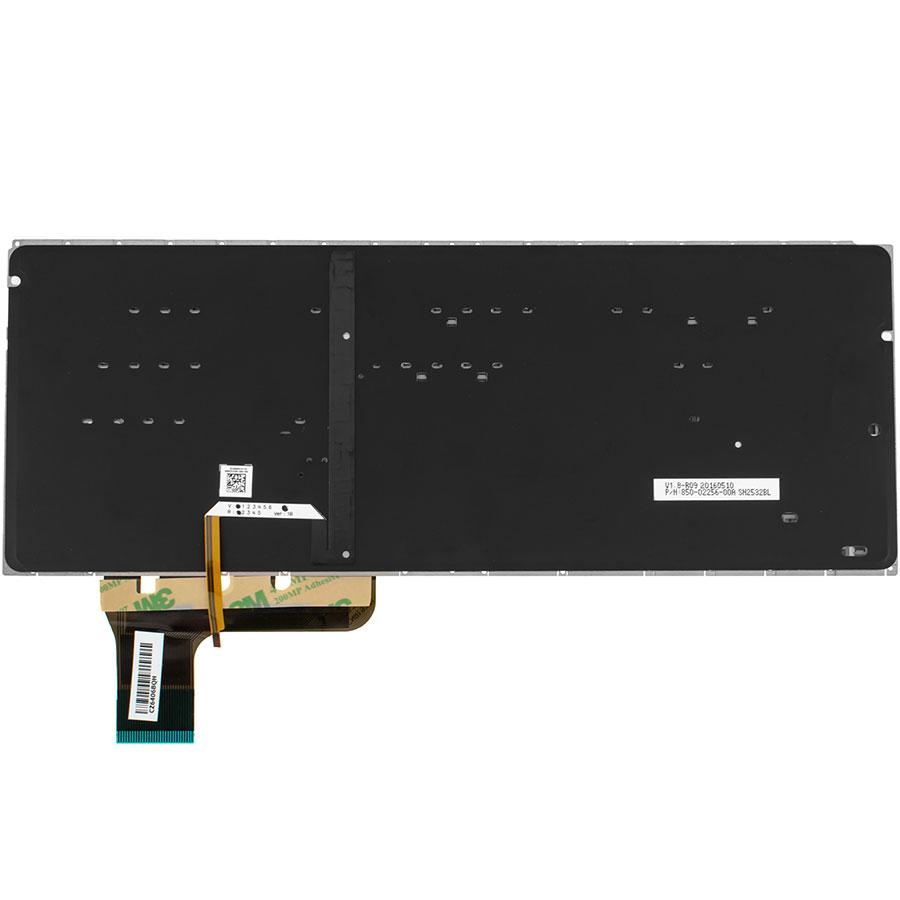 Клавіатура для ноутбука ASUS (UX302LA, UX302LG ) rus, black, без фрейма, підсвічування клавіш