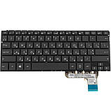 Клавіатура для ноутбука ASUS (UX302LA, UX302LG ) rus, black, без фрейма, підсвічування клавіш, фото 3
