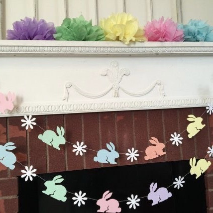 Гірлянда Великодній декор, пастель, 2 м, фото 1