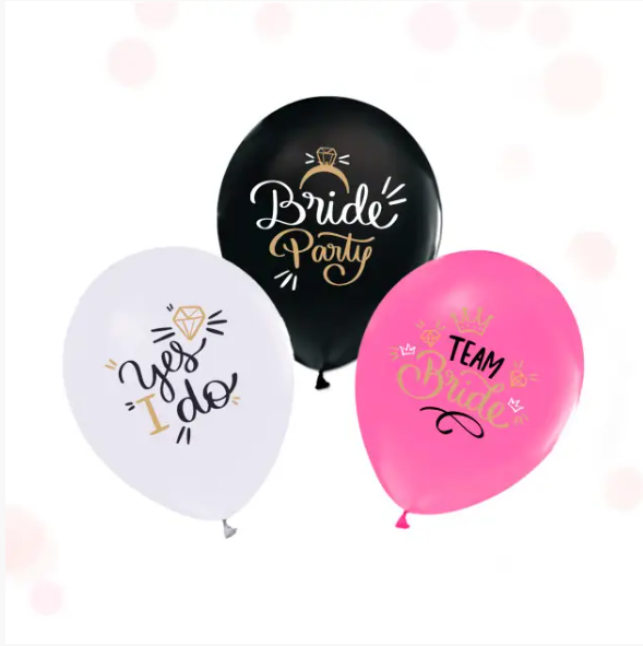 Кулька на дівич-вечір Bride Party 12" (30 см), 10 шт