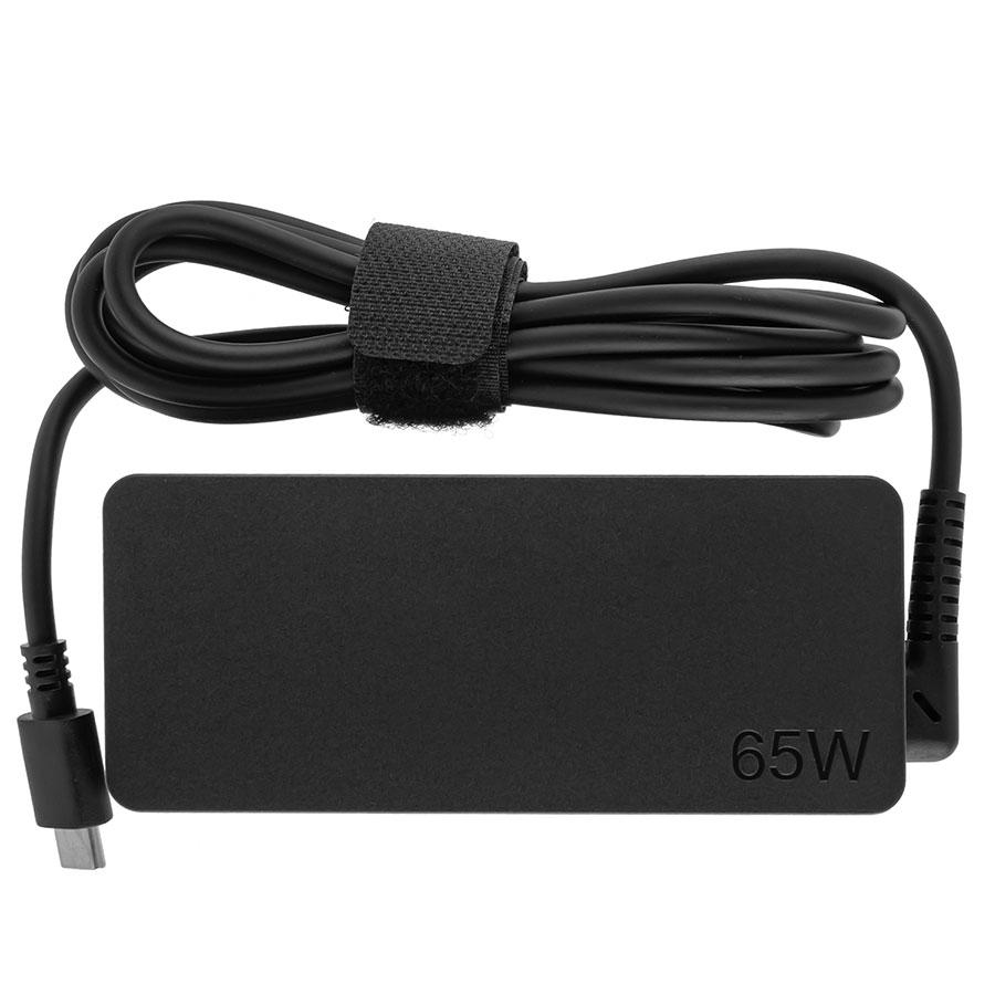 Оригінальний блок живлення для ноутбука LENOVO TYPE-C 65W, Black, RECTANGULAR