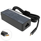 Оригінальний блок живлення для ноутбука LENOVO TYPE-C 65W, Black, RECTANGULAR, фото 3