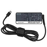 Оригінальний блок живлення для ноутбука LENOVO TYPE-C 45W, Black, RECTANGULAR, фото 4