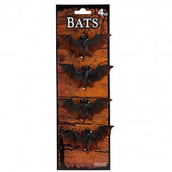 Набір кажанів на Хелловін, 4 шт