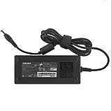 Блок живлення для ноутбука TOSHIBA 19V, 6.3A, 120W, 5.5*2.5мм,  прямий роз'єм, black (без кабеля!), фото 4