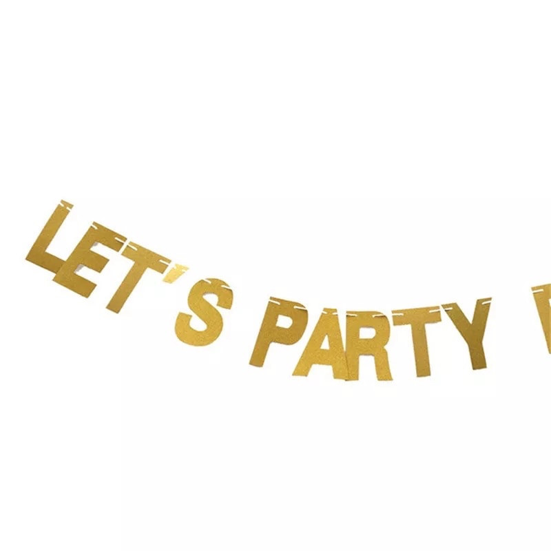 Гірлянда-розтяжка на дівич-вечір LET`S PARTY