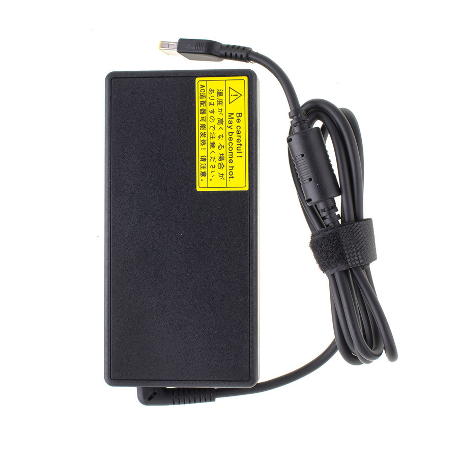 Блок живлення для ноутбука LENOVO 20V, 8.5A, 170W, USB+pin (Square 5 Pin DC Plug), black (без кабеля!)