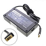 Блок живлення для ноутбука LENOVO 20V, 8.5A, 170W, USB+pin (Square 5 Pin DC Plug), black (без кабеля!), фото 3