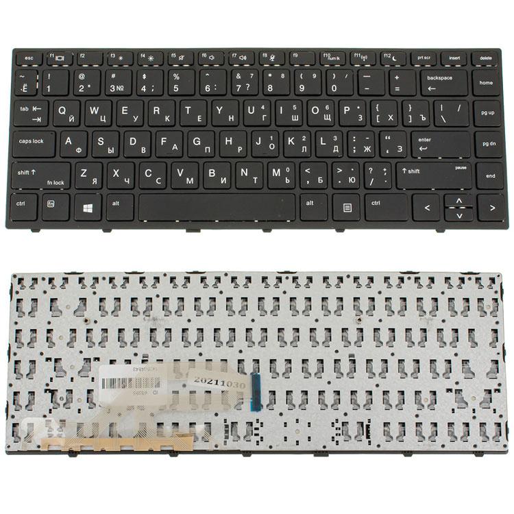 Клавіатура для ноутбука HP (ProBook: 430 G5, 440 G5) rus, black, black frame