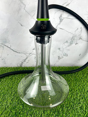 Сучасний кальян із нержавіючої сталі Sunpipe Forma 50 см – Lime Neon – мінімалізм, стиль та надійність в одному рішенні, фото 3