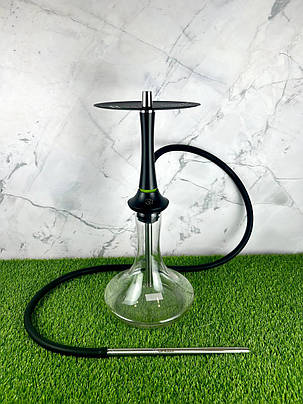 Сучасний кальян із нержавіючої сталі Sunpipe Forma 50 см – Lime Neon – мінімалізм, стиль та надійність в одному рішенні, фото 1