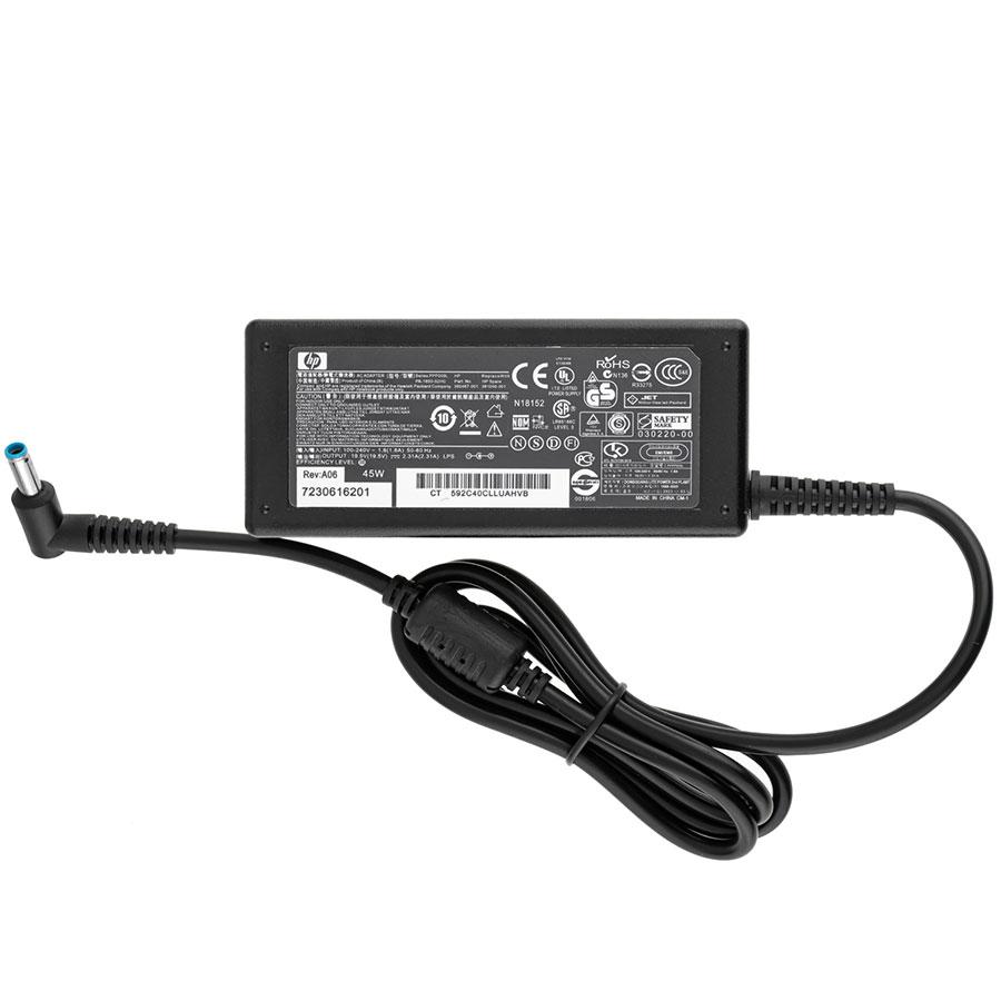 Блок живлення для ноутбука HP 19.5V, 2.31A, 45W, 4.5*3.0-PIN, black, RECTANGULAR