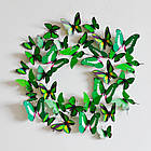 Метелики 3D блакитні, набір 12 штук, фото 7