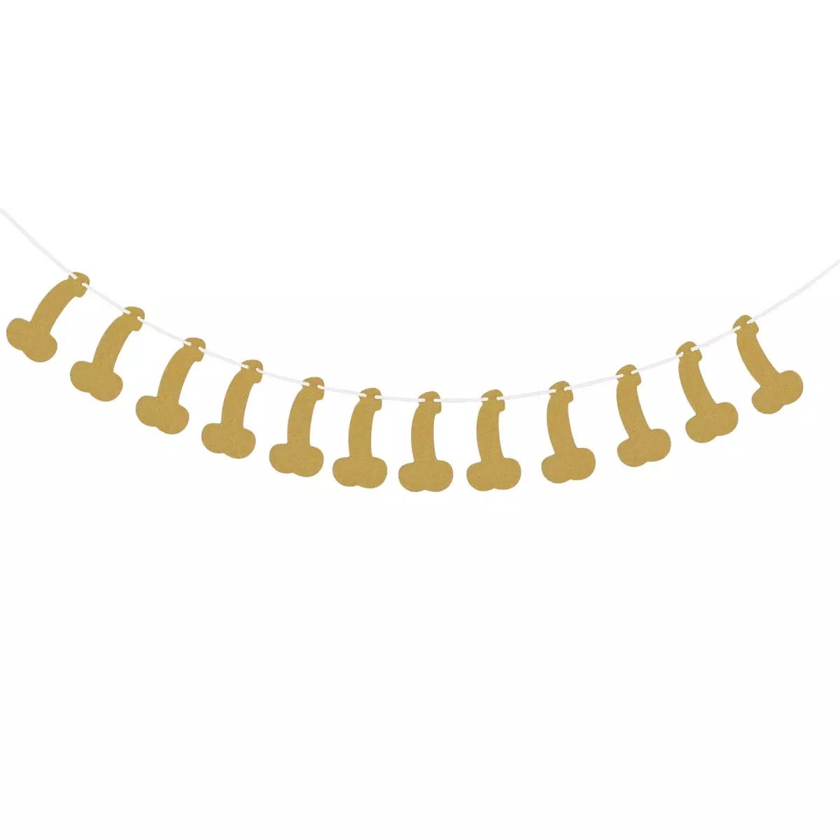 Гірлянда-розтяжка на дівич-вечір, золото, фото 1