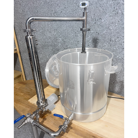 Система циркуляции и охлаждения (навесное оборудование) для пивоварни (без насоса), фото 1