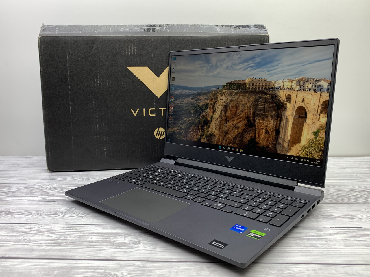 Ноутбук HP Victus 15-fa1058ng 15.6 FHD IPS/i5-12500H/GeForce RTX4060 8gb/16GB/SSD 512GB Б/У A++