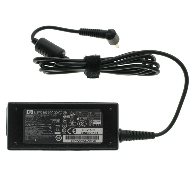 Блок живлення для ноутбука HP 19V, 1.58A, 30W, 4.0*1.7, 3 hole, L-подібний роз'єм, black (без кабеля!)