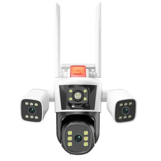 Камера IP спостереження Wifi 16 Мп 10-Х ZOOM вулична поворотна, фото 1