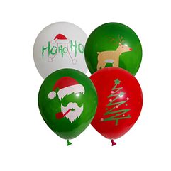 Кульки латексні Merry Christmas 10" 10 штук (54)