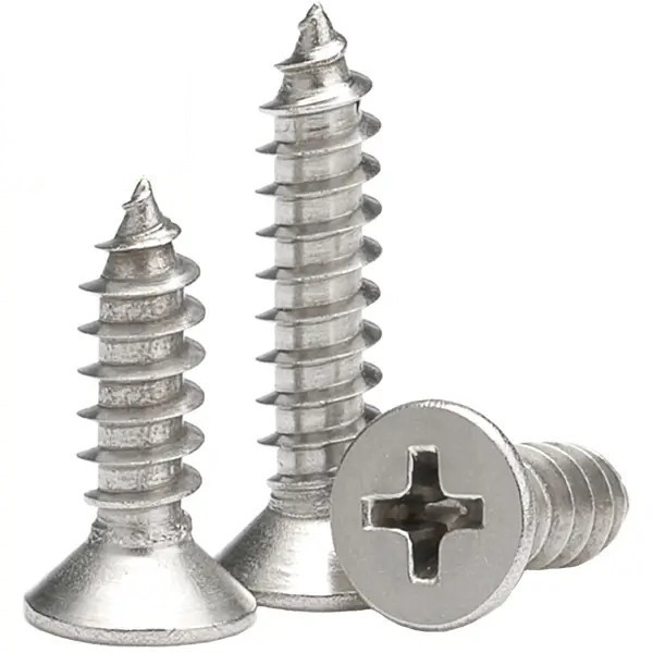 Саморіз із потайною головкою DIN 7982, нержавіюча сталь А2, 3,9 X 22 мм 100 шт, фото 1