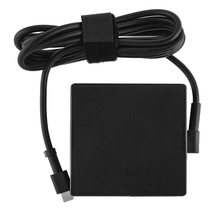 Оригінальний блок питания для ноутбука ASUS TYPE-C 90W, квадратный корпус, Black