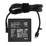 Оригінальний блок питания для ноутбука ASUS TYPE-C 90W, квадратный корпус, Black, фото 4
