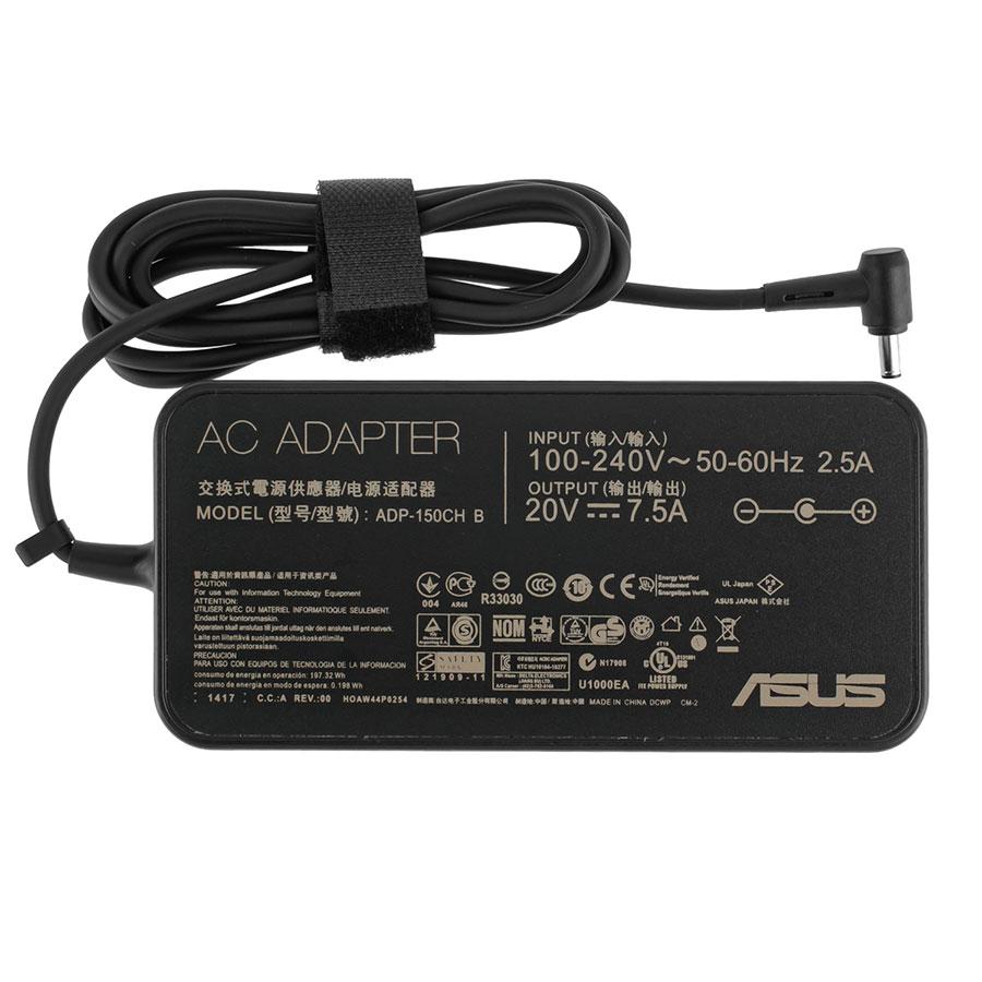 БЖ для ноутбука ASUS 20V, 7.5A, 150W, 4.5*3.0мм-PIN, black, OVALE