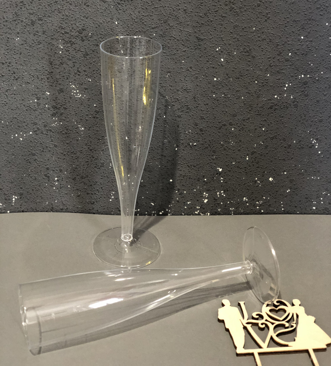 Келихи пластикові під шампанське, 10 шт, фото 1