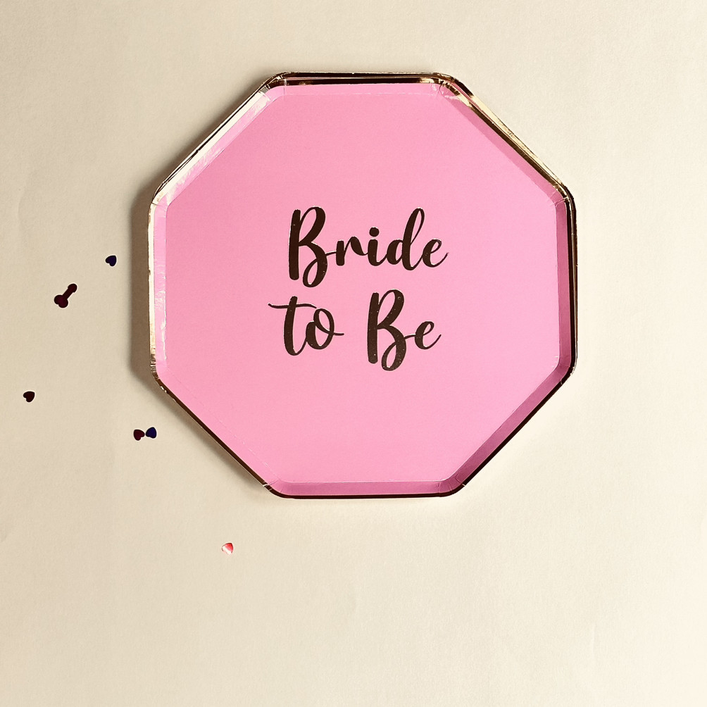 Набір тарілок Bride to Be, 10 шт
