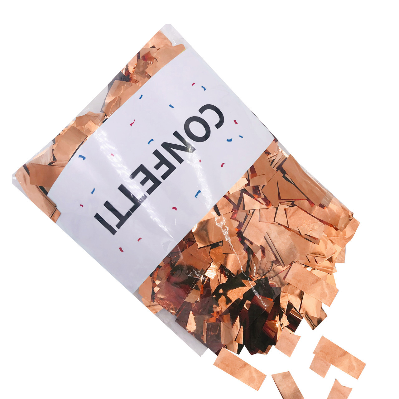 Метафан Конфеті фольговане рожеве золото 250 г, фото 1