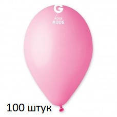 Латексні кульки 100 шт Gemar пастель рожевий 12" 30 см