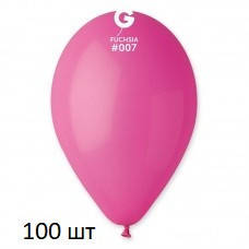 Латексні кульки 100 шт Gemar пастель фуксія 12" 30 см
