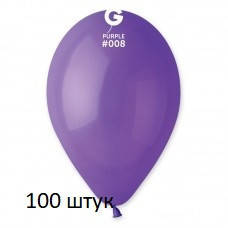 Латексні кульки 100 шт Gemar пастель фіолетовий 12" 30 см