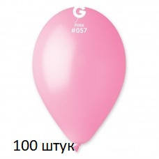 Латексні кульки 100 шт Gemar пастель яскраво рожевий 12" 30 см