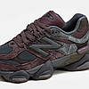 Жіночі кросівки New Balance 9060 Truffle Rich earth Нью Баланс 9060 коричневі замша унісекс, фото 11