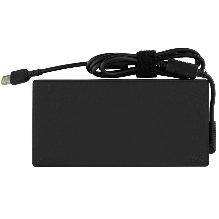 Оригінальний БЖ для ноутбука LENOVO 20V, 15A, 300W, USB+pin (Square 5 Pin DC Plug), black, RECTANGULAR