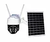 Поворотна погодозахисна сонячна камера безпеки 4G solar cam 1080P, фото 2