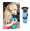 Дорожня пляшка, напувалка для собак Aqua Dog 550 мл, фото 7