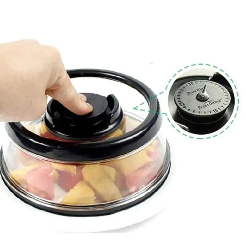 26 см Вакуумна багаторазова кришка для продуктів Stay Fresh, фото 1