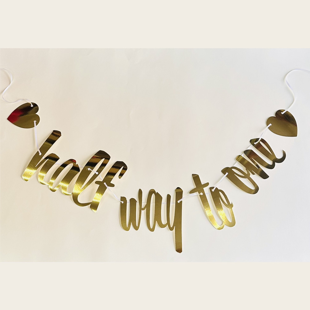 Гірлянда розтяжка half way to one, фото 1