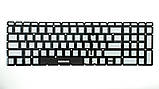 Клавіатура для ноутбука HP (250 G6, 255 G6 series) rus, black, без фрейма, підсвічування клавіш, фото 5