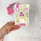 Набір тимчасових тату на дівич-вечір, 11х16,5 см, фото 2