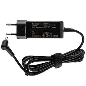 Оригінальный БЖ для ноутбука ASUS 19V, 2.37A, 45W, 4.5*3.0мм, квадратний корпус, black