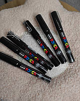 Акриловий маркер Posca чорний, 0,7 мм