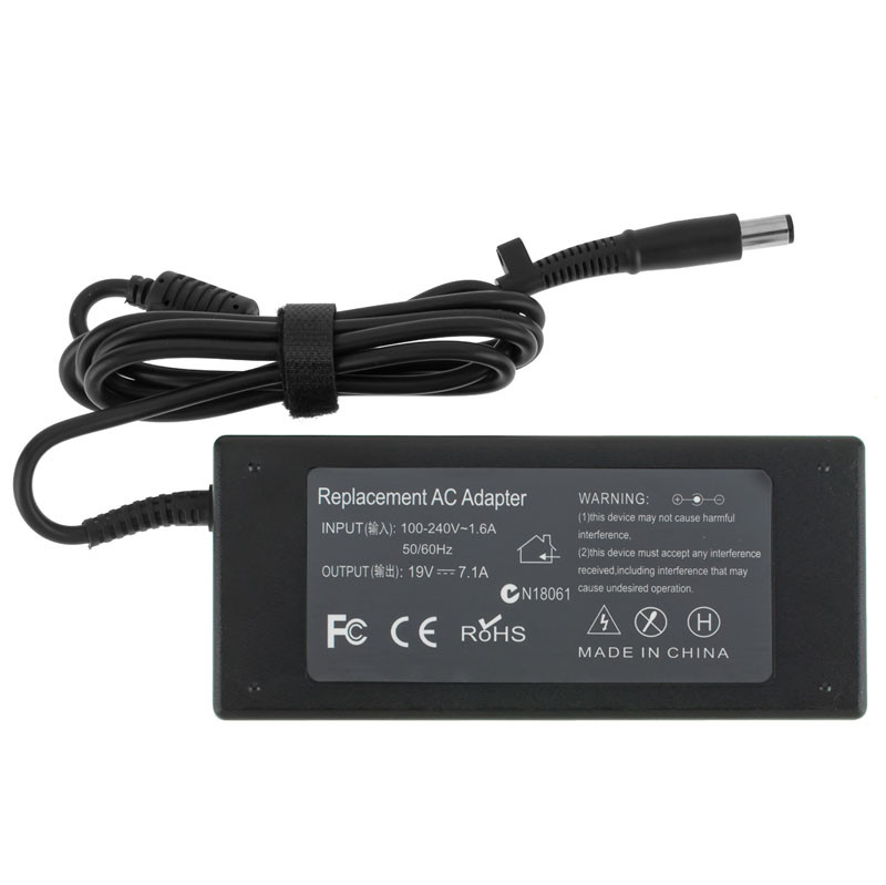 Блок живлення для ноутбука HP 19V, 7.1A, 135W, 7.4*5.0-PIN, (Replacement AC Adapter) black (без кабелю!)