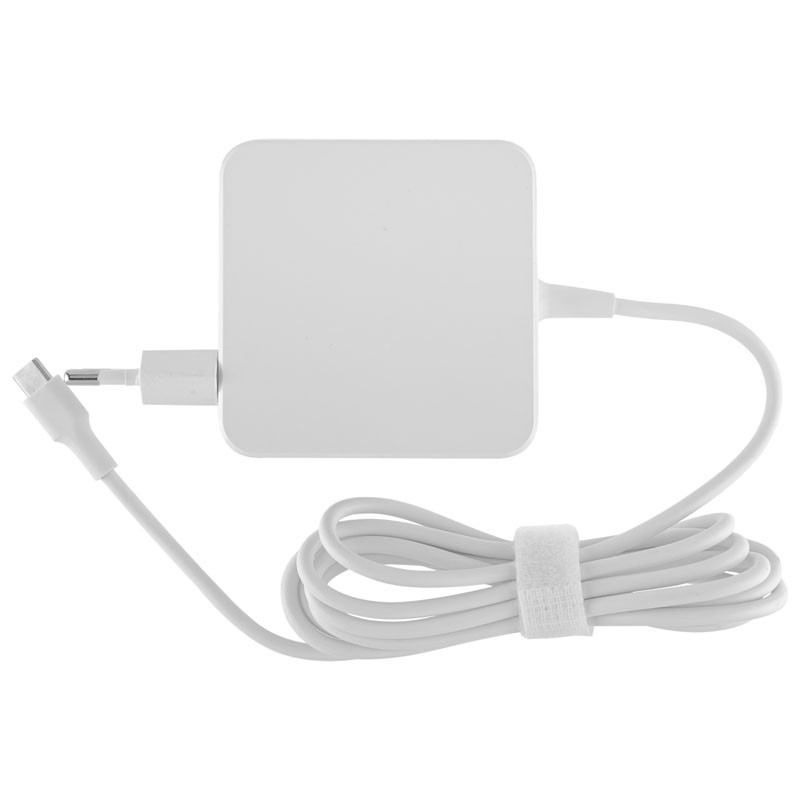 Блок живлення для ноутбука TYPE-C 65W, квадратный, white