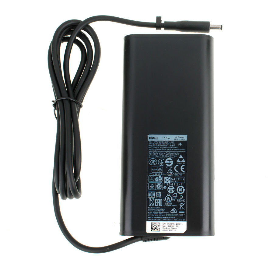 Оригінальний блок живлення для ноутбука DELL 19.5V, 6.67A, 130W, 4.5*3.0-PIN, Black, OVALE