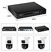 Комплект видеонаблюдения проводной с просмотром через 3G сеть DVR KIT 4ch металл HD набор на 4 камеры с регистратором, фото 2