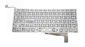 Клавіатура для ноутбука APPLE (MacBook Pro: A1286 (2008)) rus, black, BIG Enter